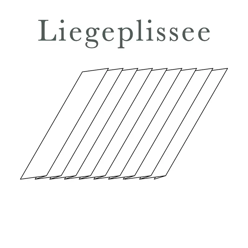 Liegeplissee